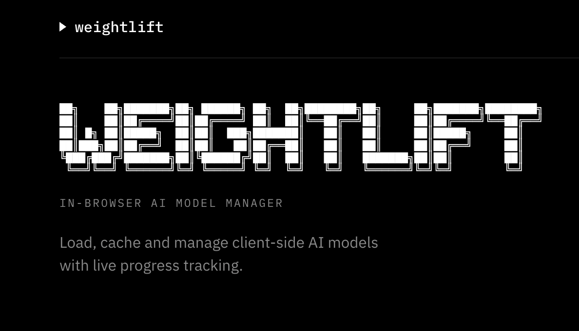 Show HN: Weightlift – the missing package manager for downloading model weights